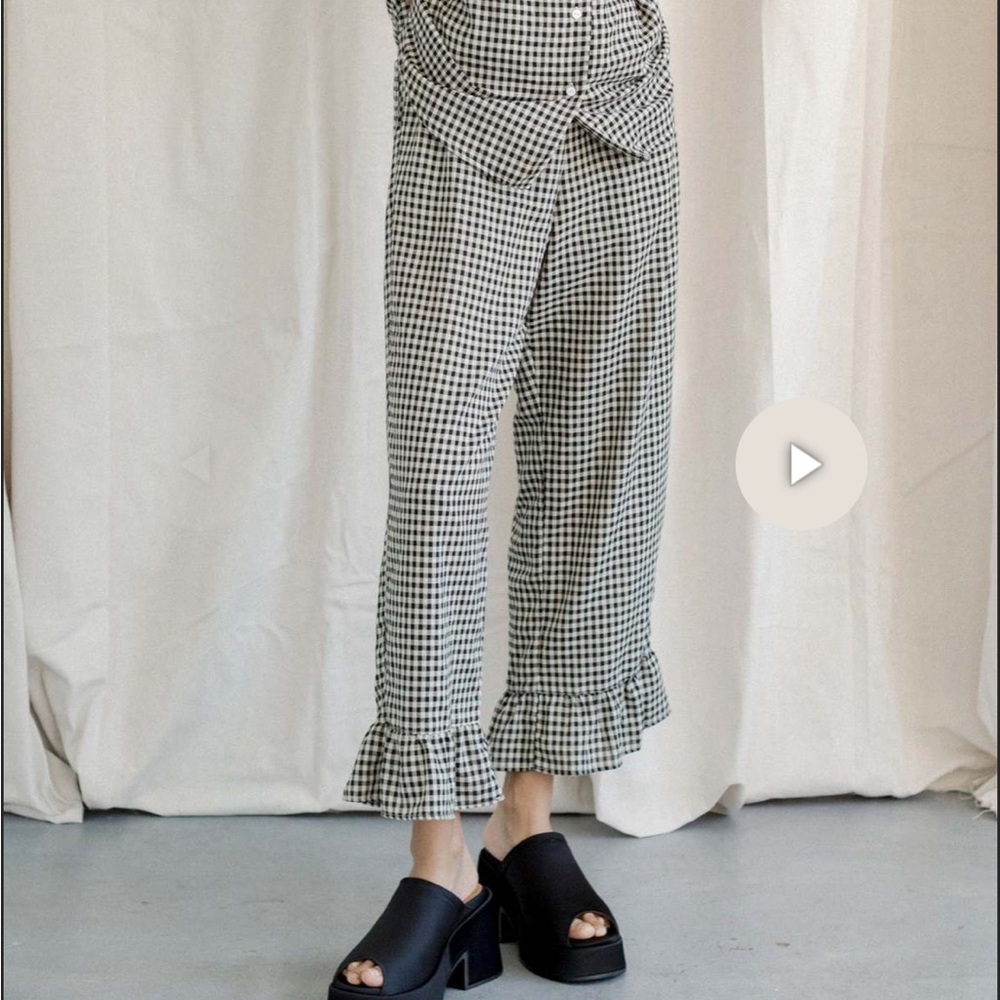 A Bronze Age Gingham Party Pants